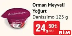 DANİSSİMO ORMAN MEYVELİ YOĞURT 125 G